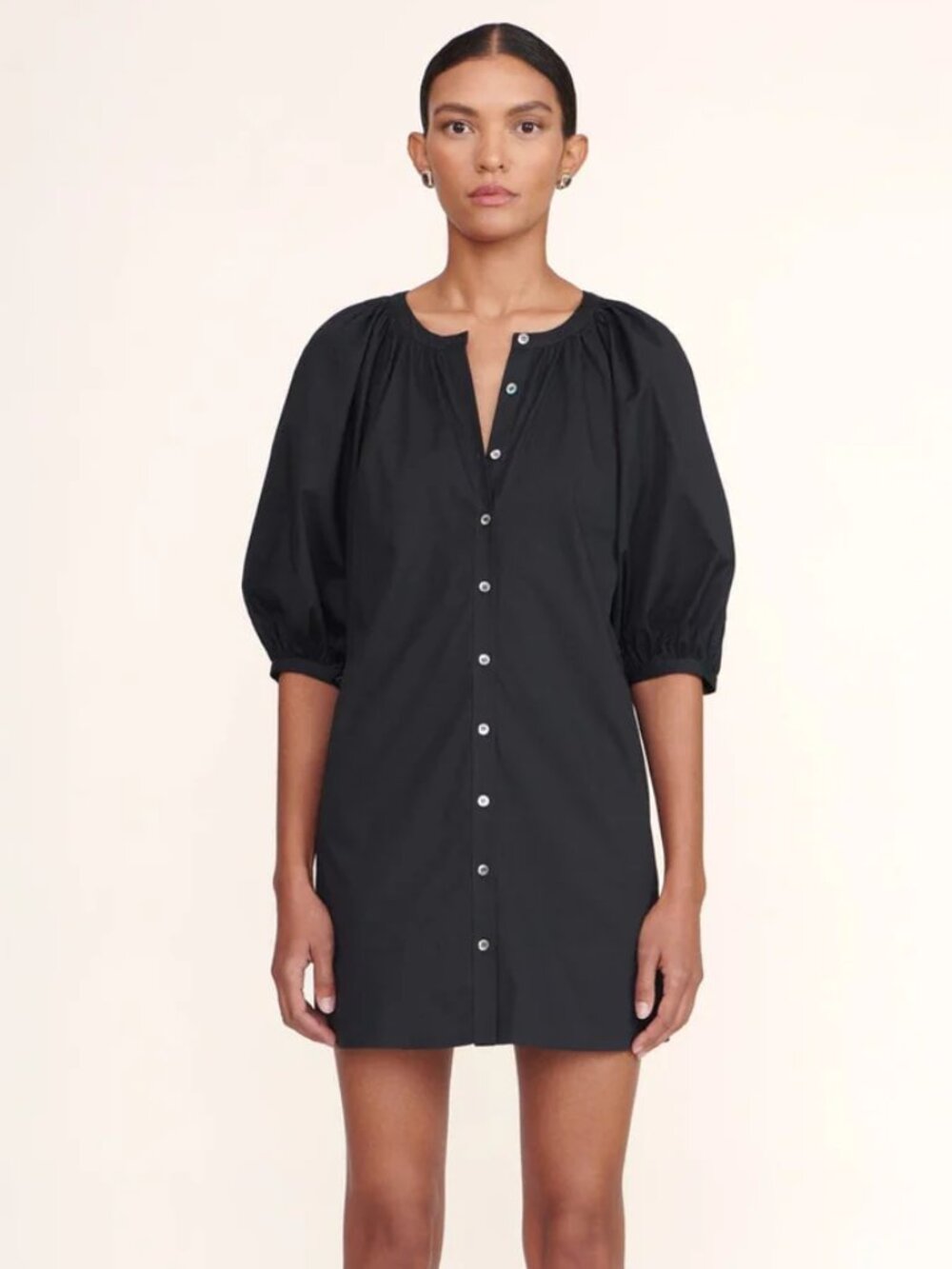 NWT Staud Mini Vincent Black Dress size M